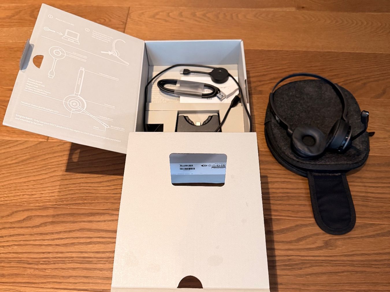 Jabra Cuffie: Jabra Engage 55 USB-C DECT Headset, einwandfrei komplett – Nuovo (secondo la descrizione) da Immensee venduto da Tago1 2