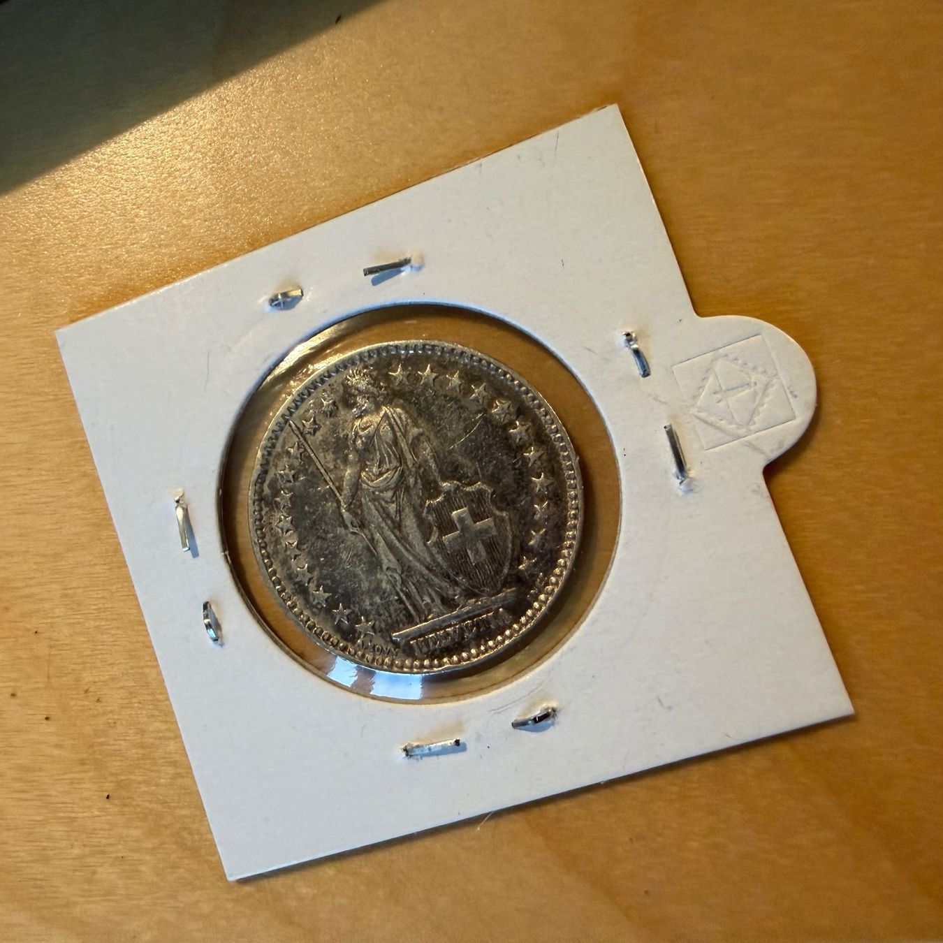 Tutti le monete: Schweizer Silbermünze 2 Franken 1955 – Usato da Wädenswil venduto da NicolaGB 1