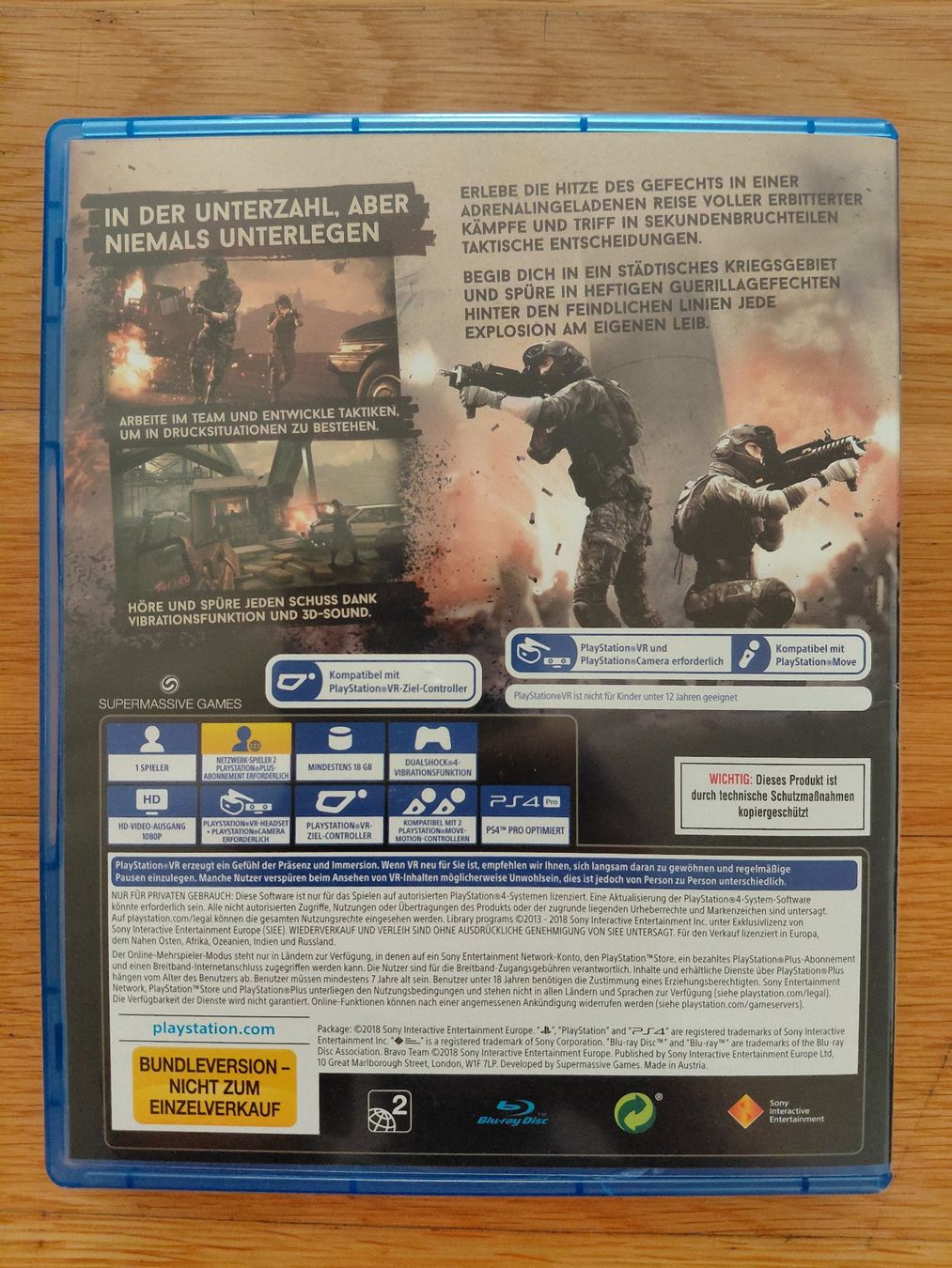 Sony Giochi: VR Bravo Team PS4 – Usato da Oberwil BL venduto da kah_s55q 3