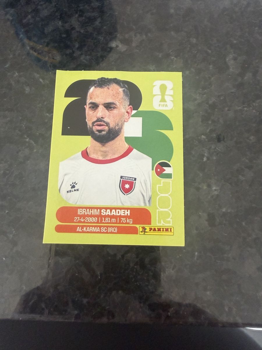 Panini Carte collezionabili: Panini 2026 Sticker  JOR9 – Usato da Feldbrunnen venduto da cleo09