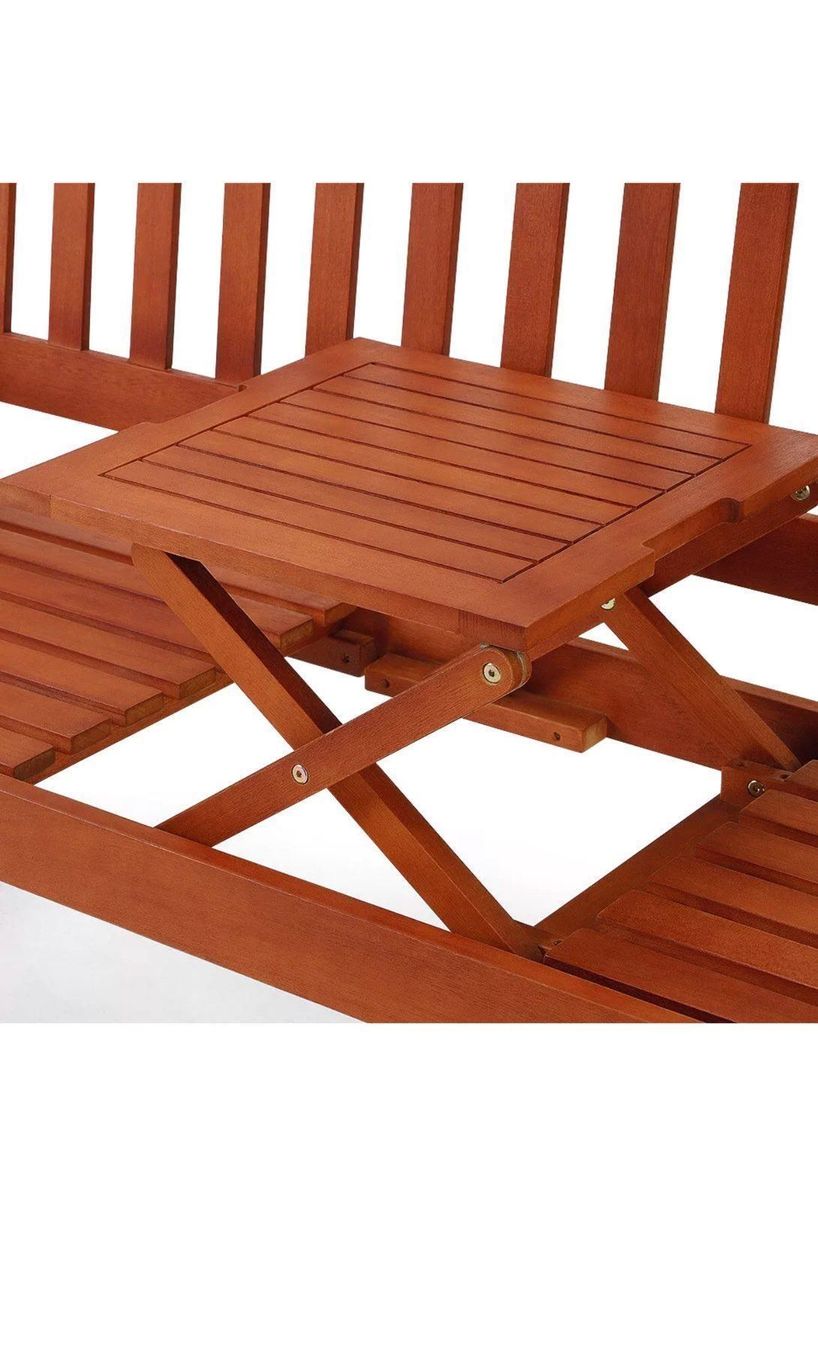 Panchine: +Gartenbank Picknick mit Tisch – Nuovo e nell'imballaggio originale da Amriswil venduto da JaJa-Express 3