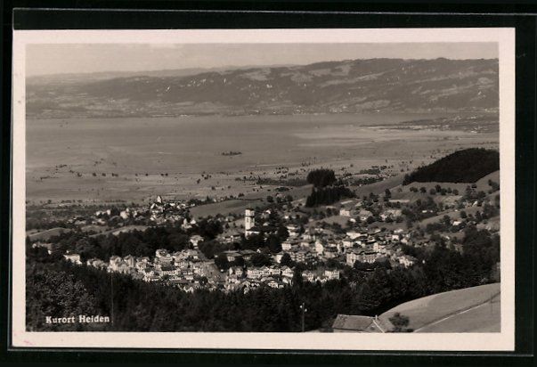 Cartoline postali: AK Heiden, Ortsansicht, 1948 – Usato da Berlin venduto da bartko-reher