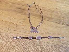SWAROVSKI Halskette 848541 mit passendem Armband 848544