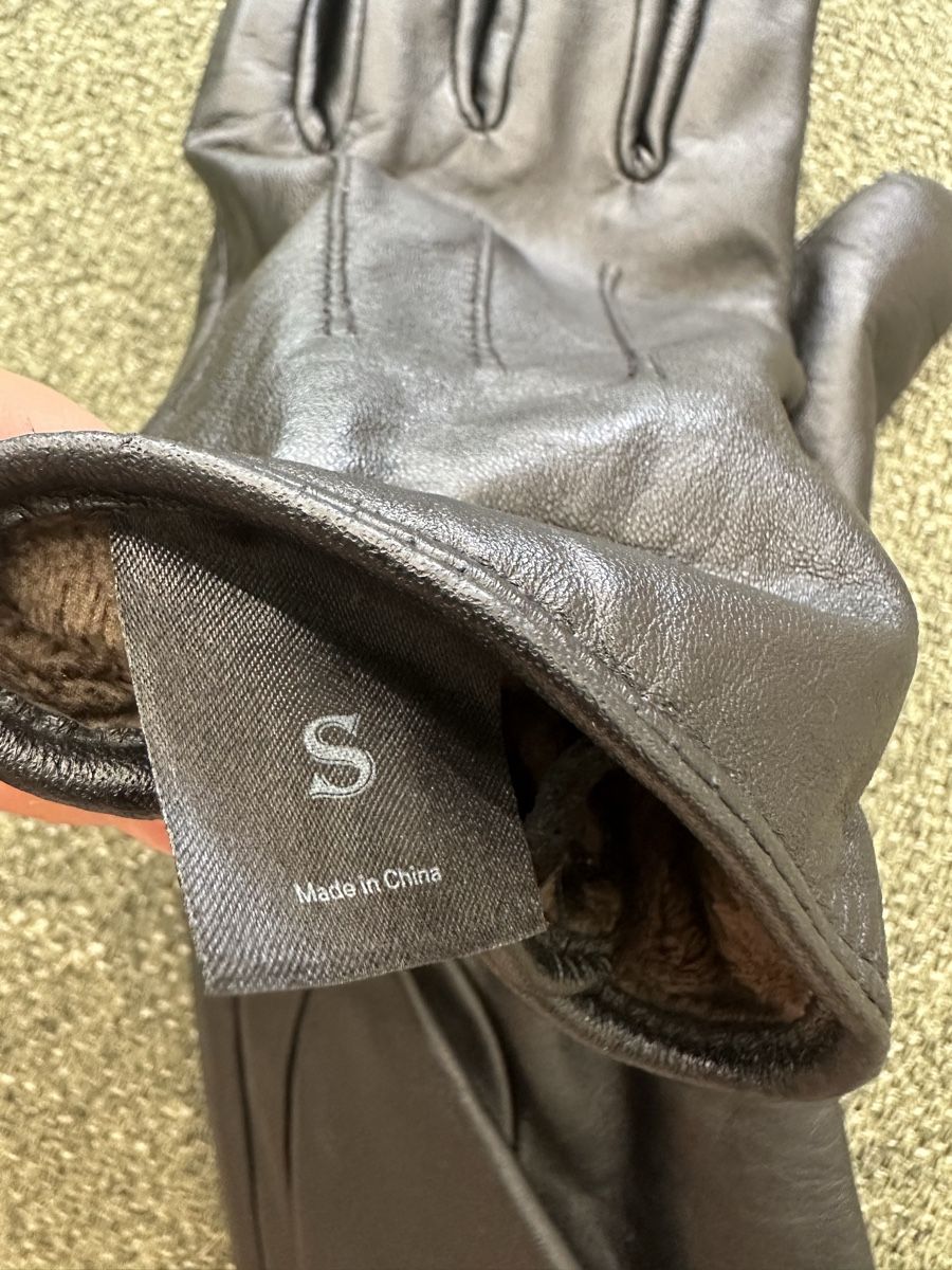 Sonstige Accessoires für Herren: Schwarze Lederhandschuhe  – Gebraucht aus Steinhausen von casaplia 2