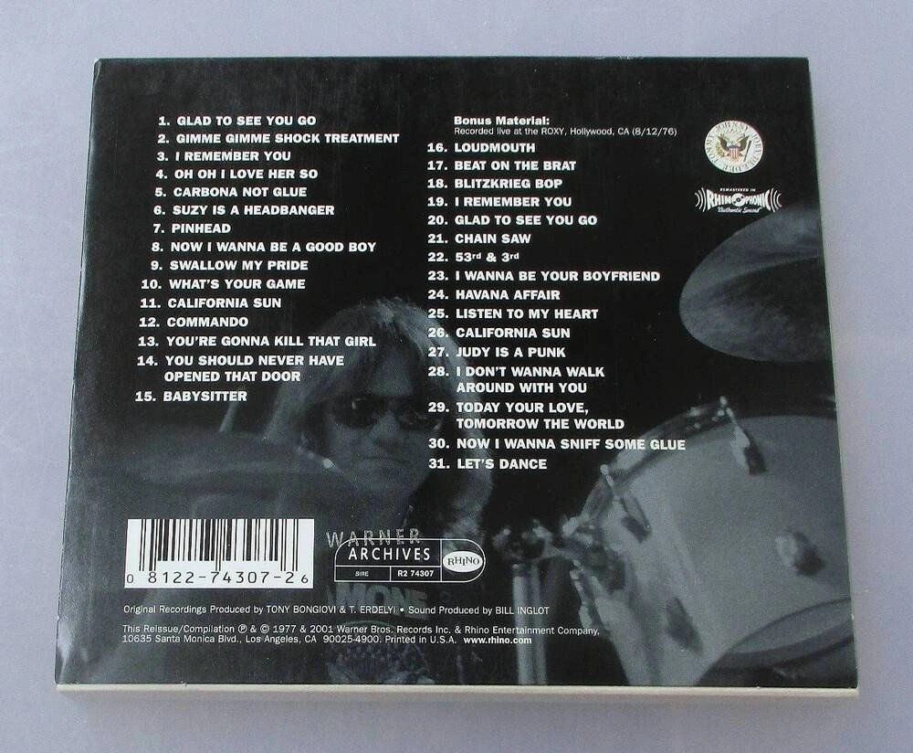 CD: RAMONES - Leave Home - Remastered + Bonustracks – Usato da Wattwil venduto da Muriel11 1
