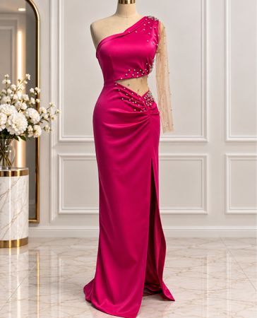 Pinkes Abendkleid