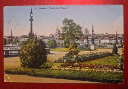 Geneve Genf Quai des Pâquis 1916