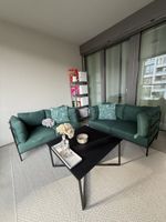 2 + 1 Garten Set: 2x 2-Seater Sofa + Coffee Table
