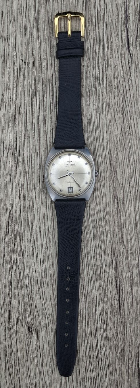 Technos Orologi: Vintage Technos De Luxe Automatic with Date at 6 O'clock. – Usato da St-Cergue venduto da gar_x2b7 5