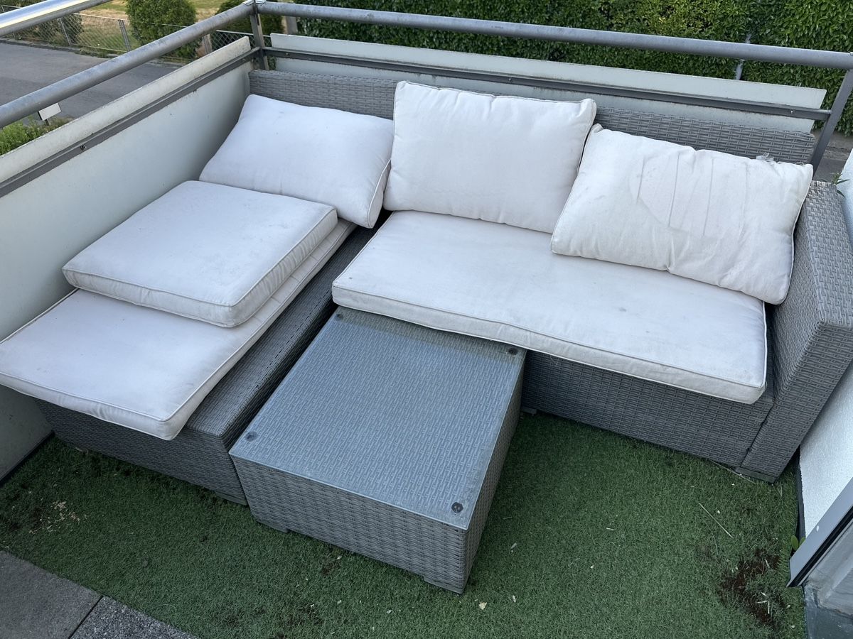 Tischset: Gartenloungegarnitur – Gebraucht aus Zuerich von Elduende