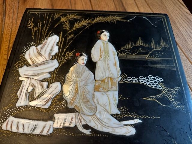 Barattoli: Japan, Lackschatulle, Japen, ca. 1920 – Usato da Hindelbank venduto da vey_t