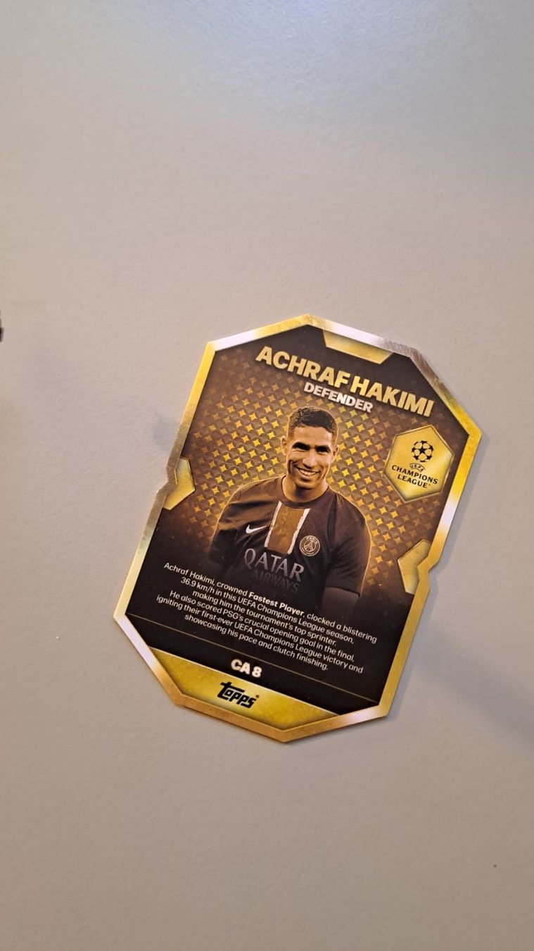 Topps Carte collezionabili: Topps Match Attax - Chrome Award - Achraf Hakimi – Nuovo (secondo la descrizione) da Zuben venduto da Captain_Hefner 1
