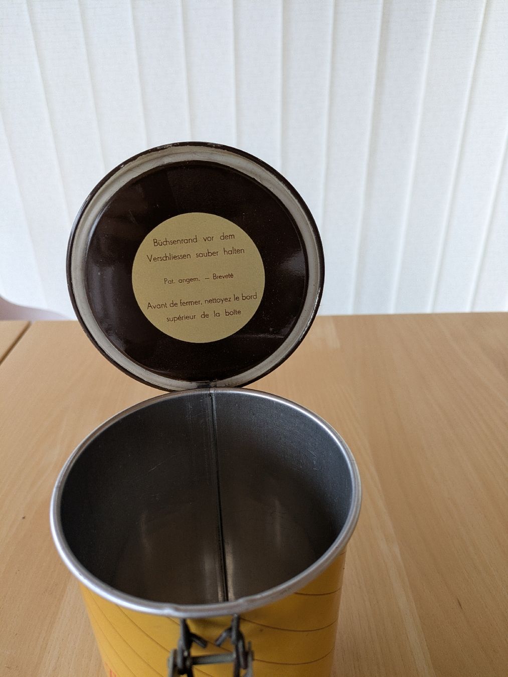 Tutte le decorazioni: Vintage  Dose, gelb gestreift – Usato da Gossau SG venduto da KaufbeiLisa 1
