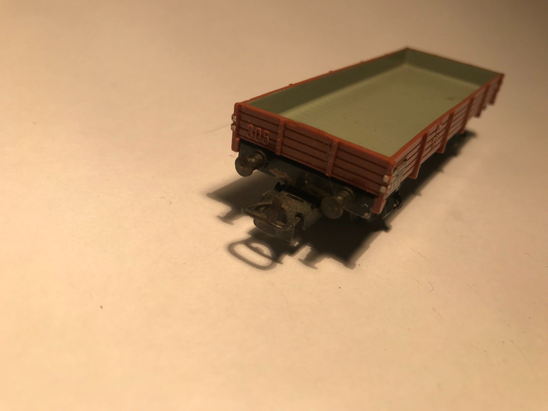 Märklin Modellini di ferrovie: Märklin Offener Güterwagen DB, AC Achsen – Usato da Buchrain venduto da Modellbahn11 2