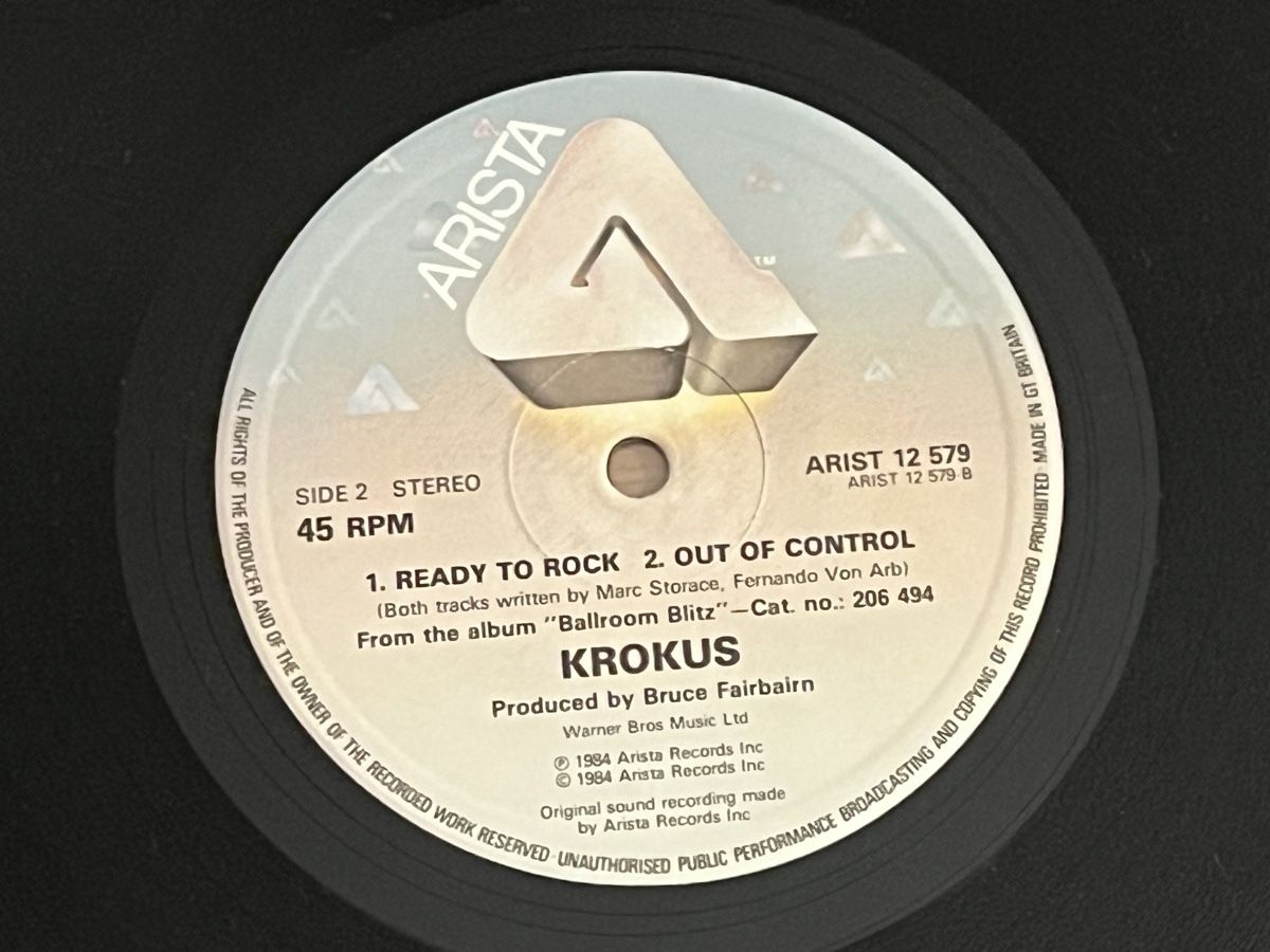 Dischi in vinile: Krokus Ballroom Blitz Maxi – Usato da Basel venduto da Vinyloase 5