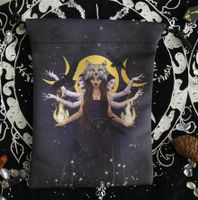 Beutel Säckli Hülle für Tarot Karten Edelsteine Wicca Motiv