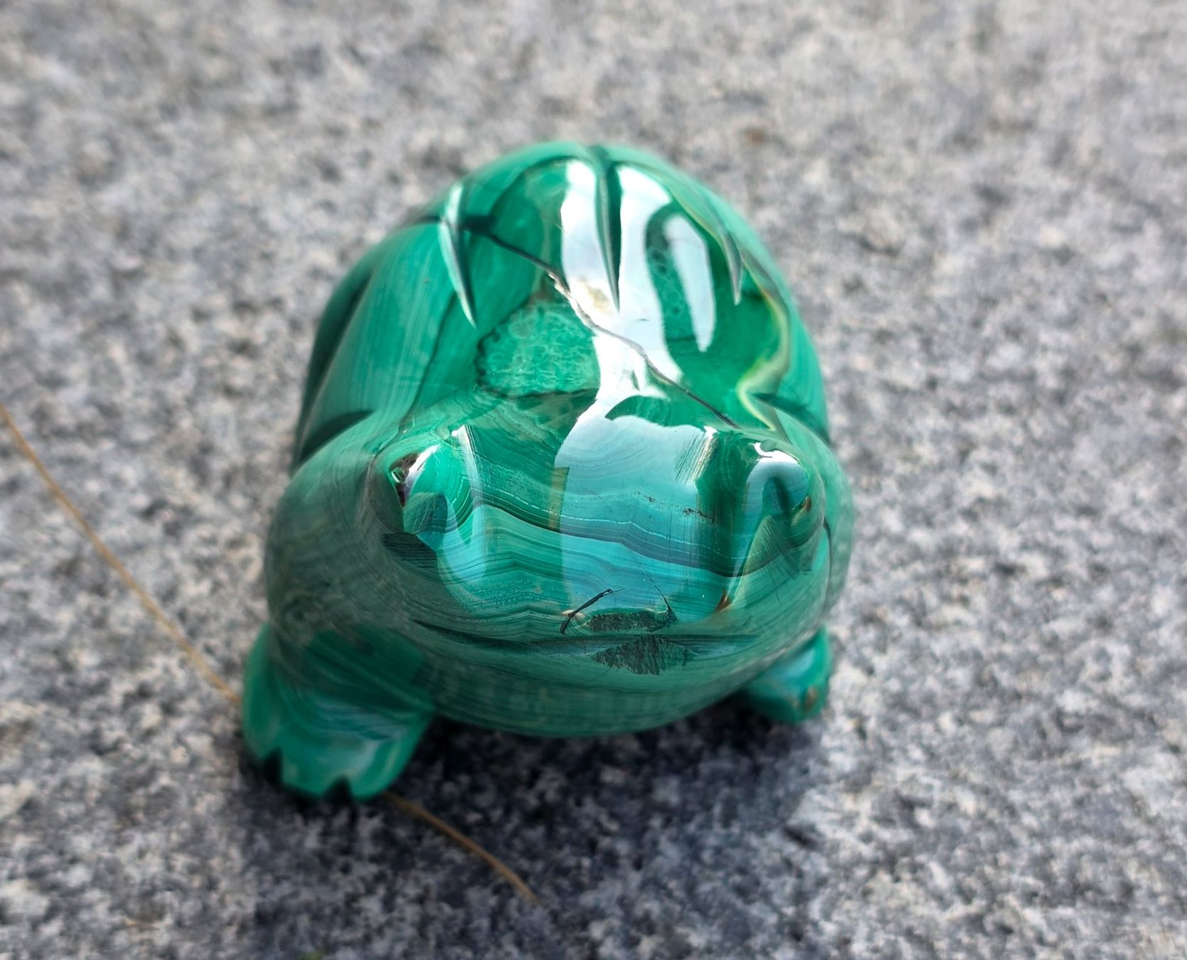 Minerali & Pietre curative: Malachit Frosch 141g – Nuovo e nell'imballaggio originale da Matzingen venduto da Shay_Crystalz 1