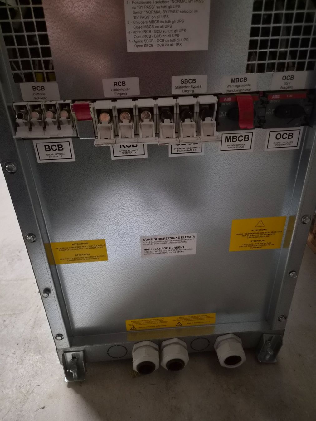 Generatori di corrente: USV Notstrom Anlage 10kVA – Usato da Zuzwil BE venduto da Hegeshalom 3