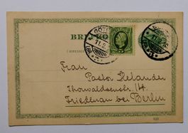 Postkarte-Schweden 1910
