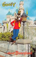 GOOFY - alte Postkarte EXOTISCHES MOTIV