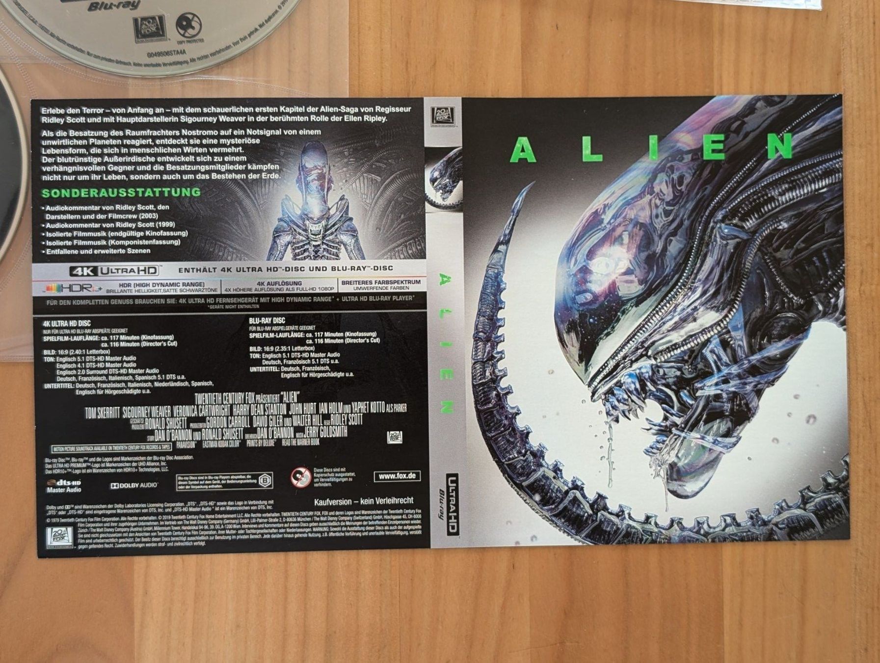 Alle DVDs: Alien 4K UHD & Bluray-Disc & Original Soundtrack – Neu (gemäss Beschreibung) aus Küsnacht ZH von  1