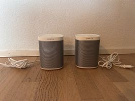 Lautsprecher Sonos Play 1 Set weiss sehr guter Zustand