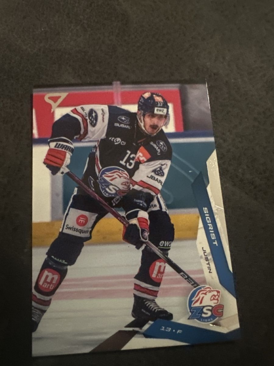 Sportzoo Sammelbilder & Trading cards: Sportzoo Basic Sammelkarte Justin Sigrist – Neu (gemäss Beschreibung) aus Chur von pat_h2vz