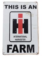 International Harvester Farm  - Blechschild  (neu, OVP)