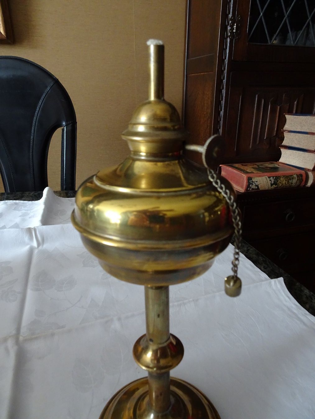 Lampade: Oellampe Messing antik – Usato da Vitznau venduto da Mina60 3