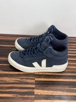 VEJA High Sneakers - W Size 39 - Navy Blue Suede
