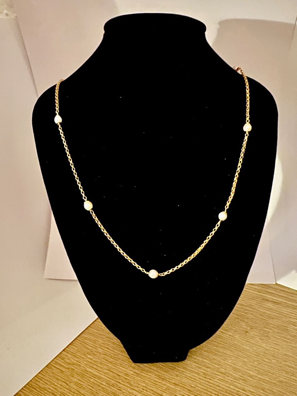 Catenine: Gold-Collier 18K mit Perlen – Usato da Chur venduto da Penting1935 4