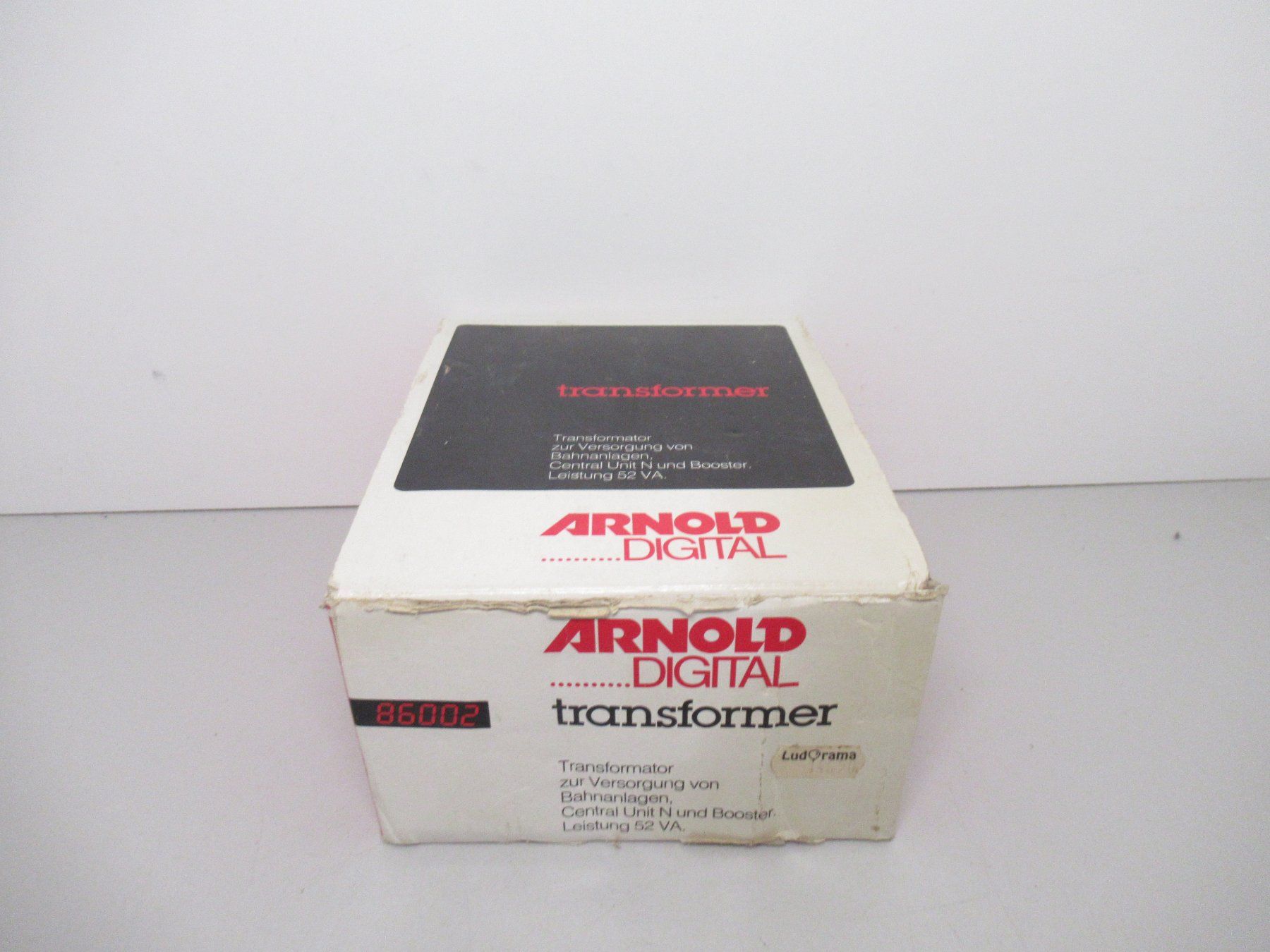 Modellini di ferrovie: Arnold 86002 Transformator Trafo für Digitalstation 52VA – Usato da Basel venduto da mhmarken 1