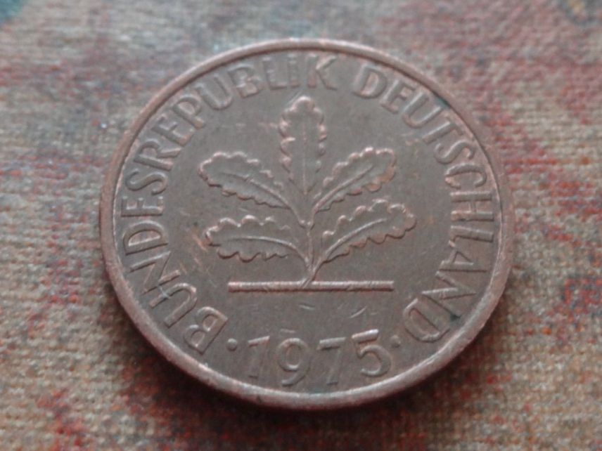 Tutti le monete: DEUTSCHLAND 2 Pfennig 1975 – Usato da Romanel-sur-Lausanne venduto da Swift13