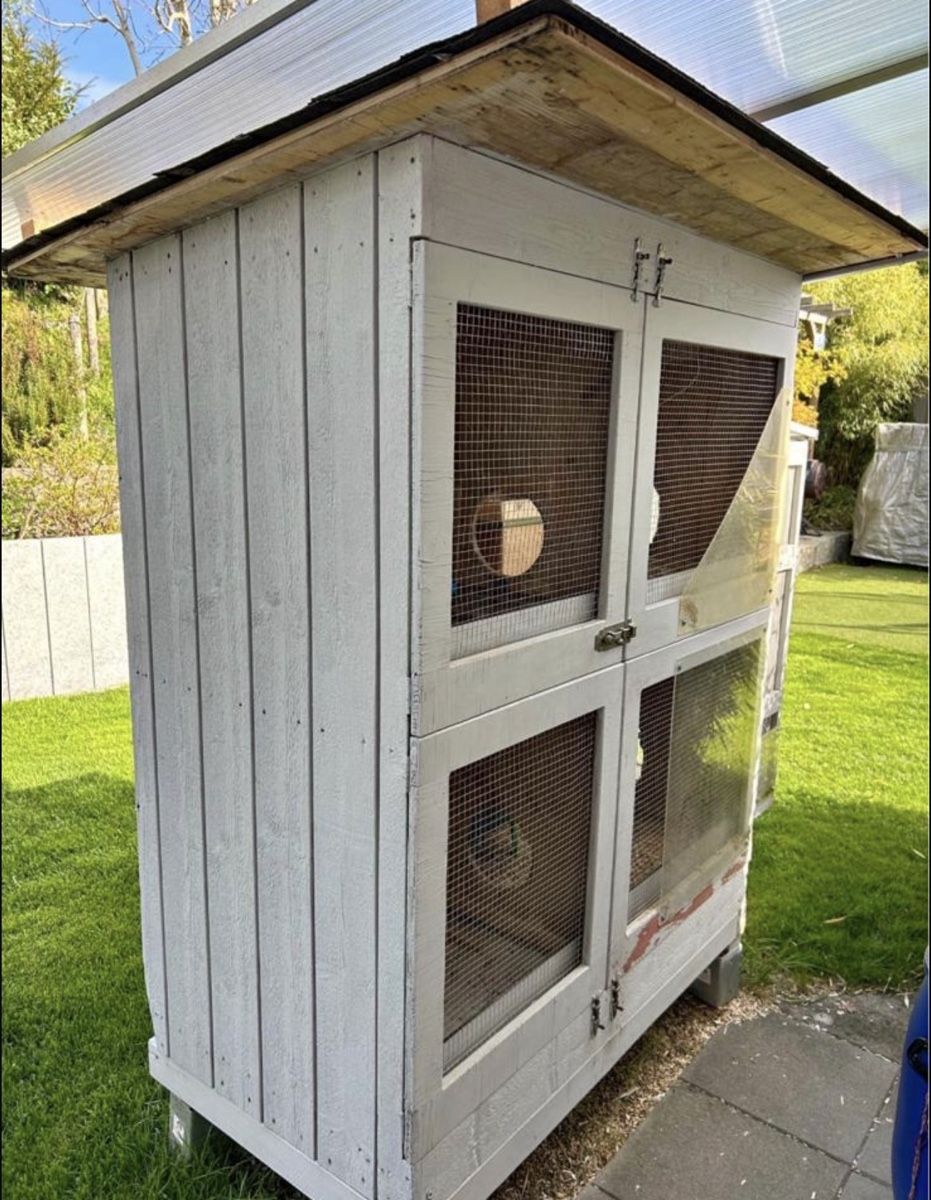 Gabbie, trasporto & Sicurezza: Kaninchen / Meerschweinchenstall – Usato da Theilingen venduto da sar_868d
