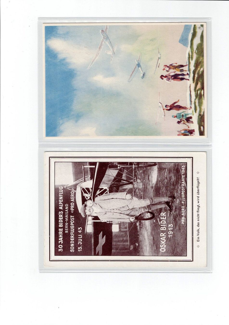 Tous les timbres: Schweiz, 9 Flugpostbelege 3 – D'occasion à Hinteregg par McCharly01 4