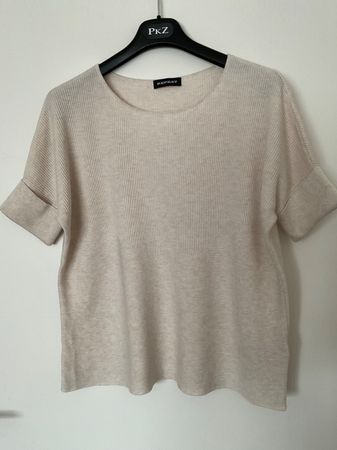 REPEAT oversize Pullover Gr 38/S Beige/Ecrue