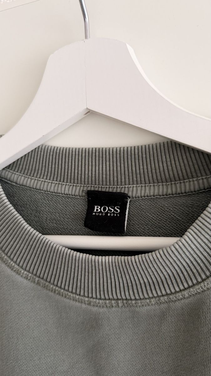 Hugo Boss Pullover & Sweatshirts: BOSS Pullover Rundhalsausschnitt Grau Grösse L – Gebraucht aus Horn von shuyakra 1