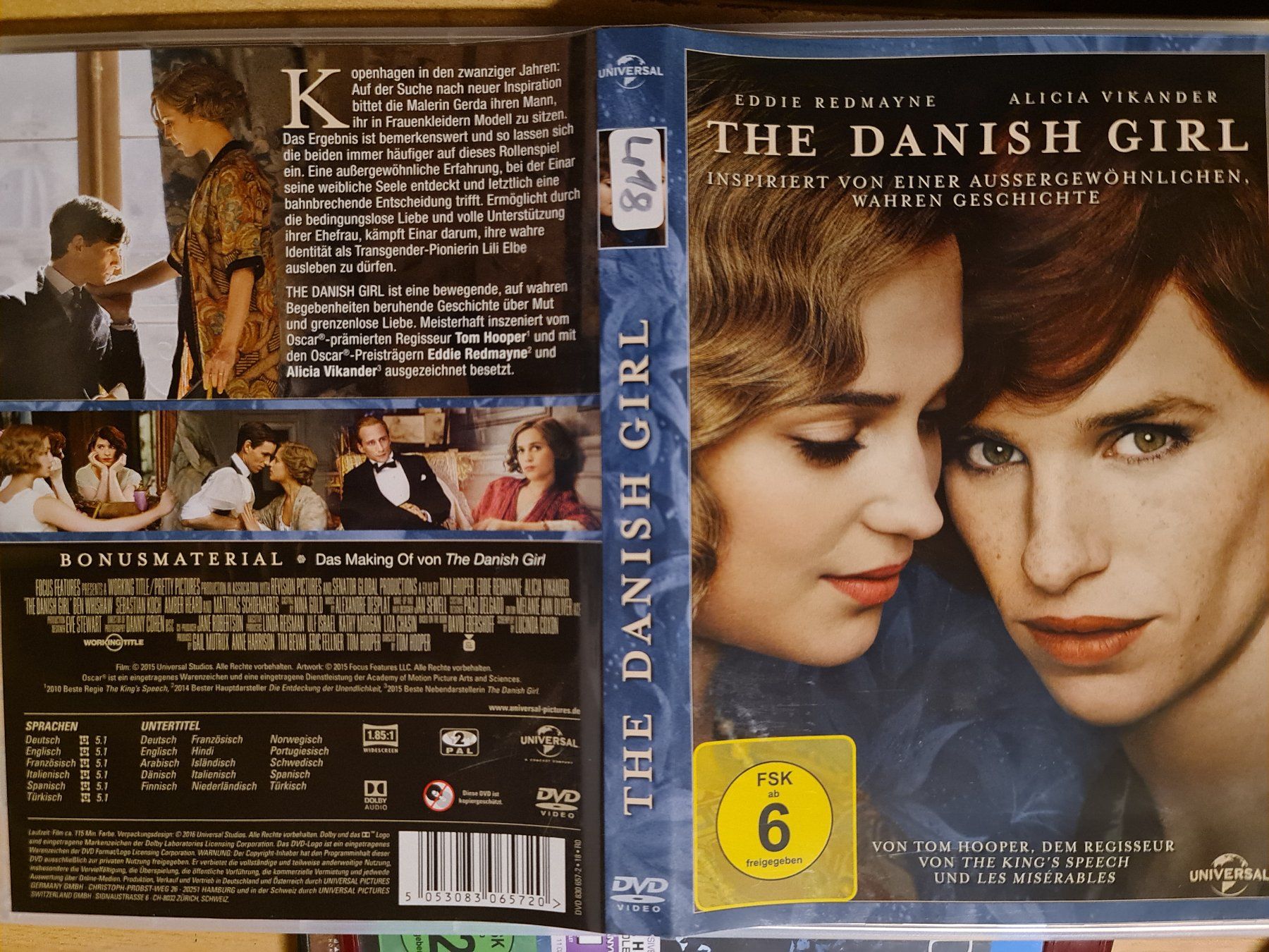 Tutti i DVDs: DVD The Danish Girl – Usato da Dintikon venduto da Vexi