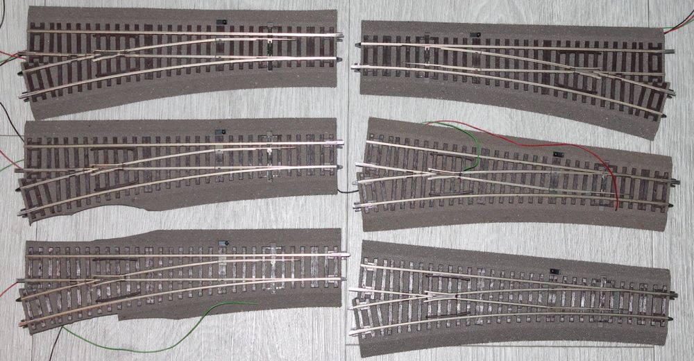 LOT DE 3 aiguillages ROCO échelle N EUR 12,00 - FR