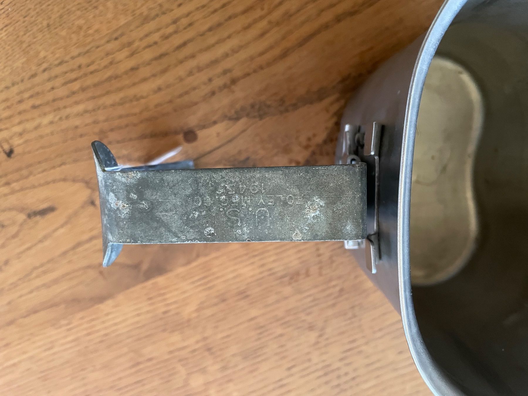 US Army Uniformi: Original us Army WW2 canteen – Usato da Oberbütschel venduto da Woodie2005 5