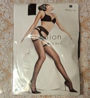 Fashion Straps Strumpfhose Ouvert Schwarz 20DEN Gr.M