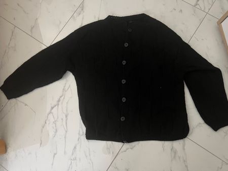 Jacquette noir M/L, schwarzes Jäckchen M/L