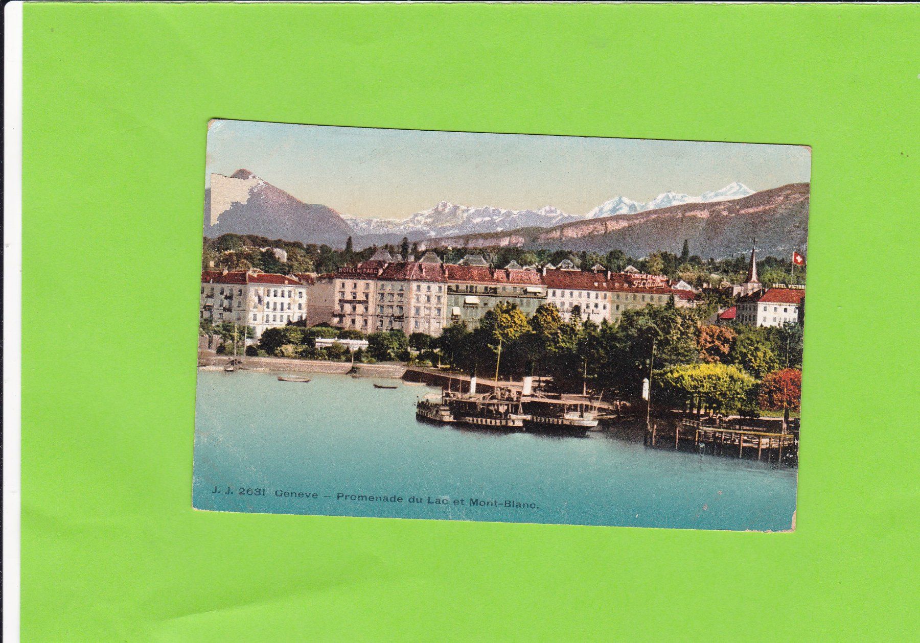 Cartoline postali: Genève-Promenade – Usato da St. Peterzell venduto da neckertal