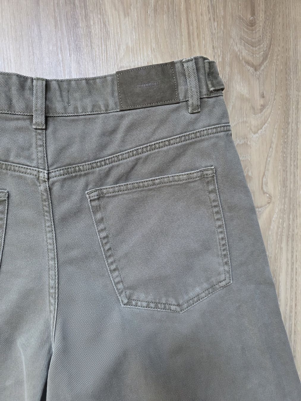 Pull&Bear Jeans: Pull&Bear Wide Leg Jeans Gr. 38 – Khaki – Neu (gemäss Beschreibung) aus Interlaken von NataliiaS 2