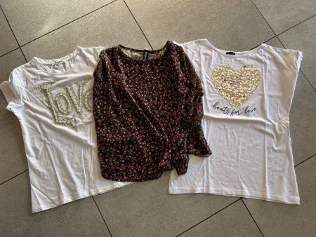 3 x T shirt NUNA LIE LOVE gr. L