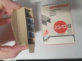 Skrebba Heftklammern für Hefter 23/12 Tacker 700st Nr.456