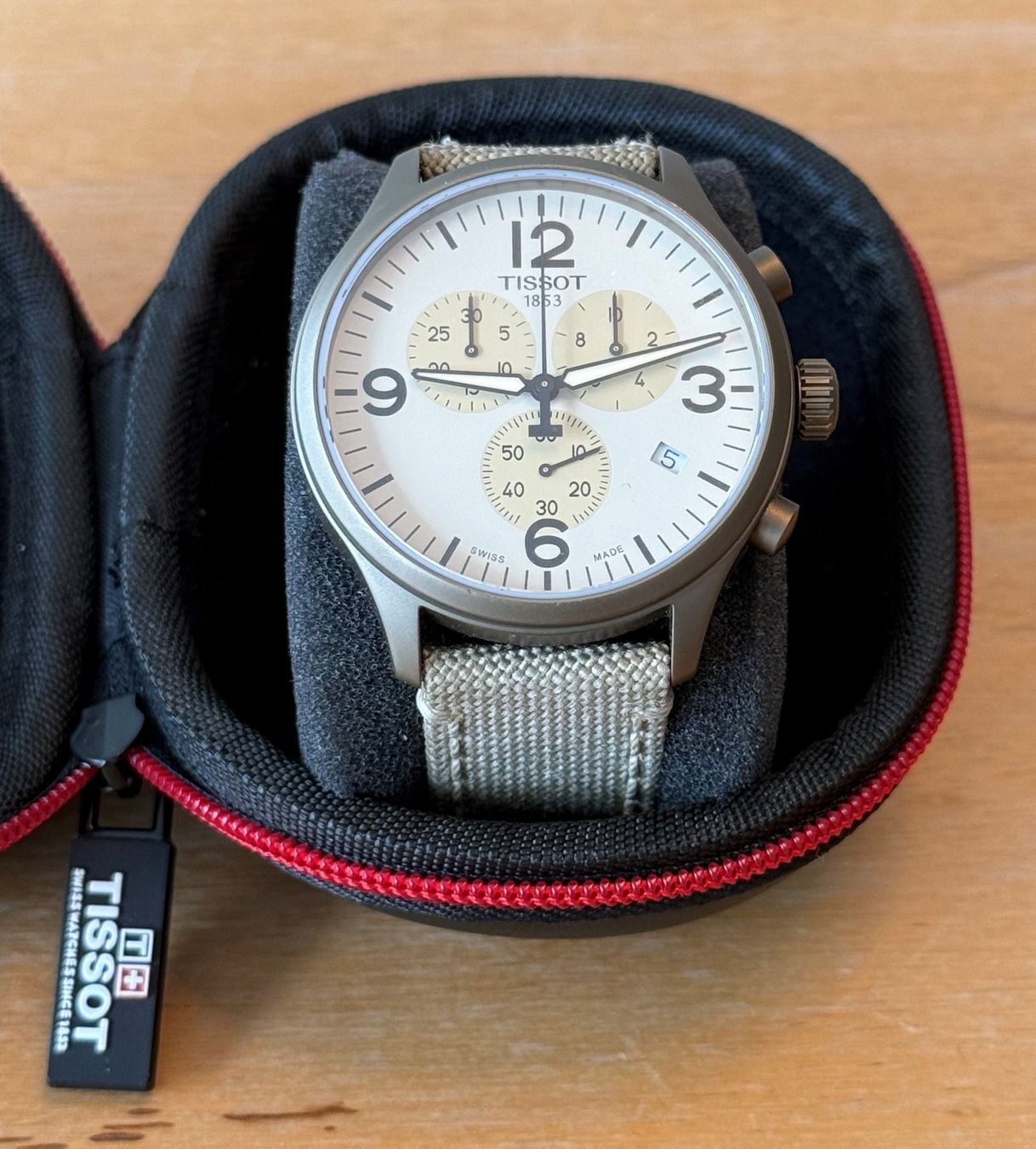 Tissot Orologi: Tissot Chrono XL beige/beige – Usato da Zollikon venduto da Mary_80