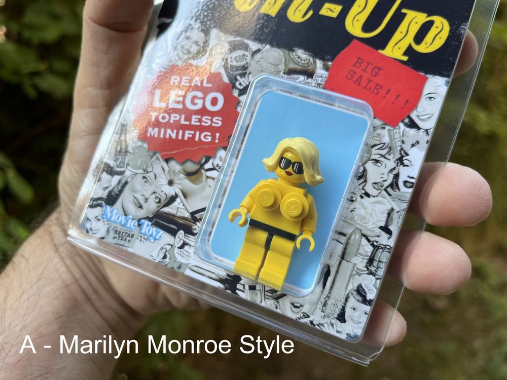 The LEGO Topless Pin Up Minifigure Marilyn Monroe Style Kaufen