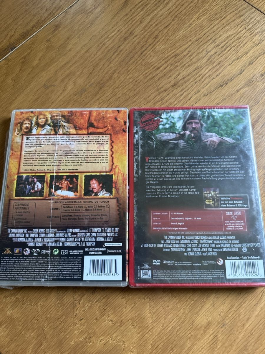 Tutti i DVDs: Feuerwalze, Missing in Action 2 DVD, OVP, Deutsch – Nuovo e nell'imballaggio originale da Benken ZH venduto da Audi-erich 1