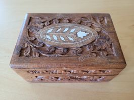 Kleines Schmuckkästchen Kästchen Schatulle Box Kiste Holz